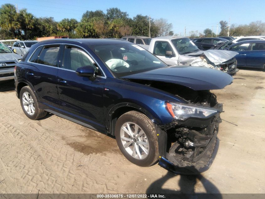 2021 AUDI Q3 S LINE PREMIUM VIN: WA1DECF36M1120725