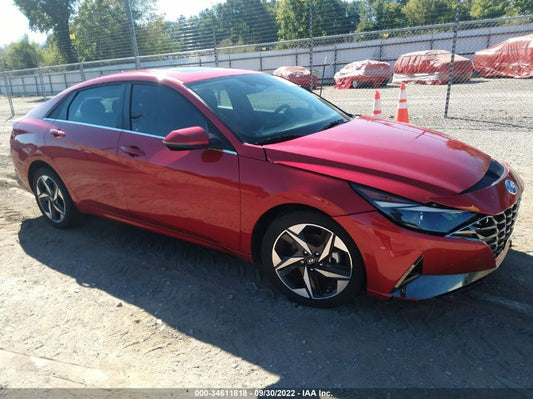 2021 HYUNDAI ELANTRA SEL VIN: 5NPLN4AG0MH026110