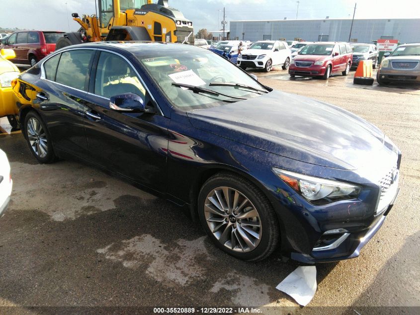 2022 INFINITI Q50 VIN: JN1EV7BR1NM342619