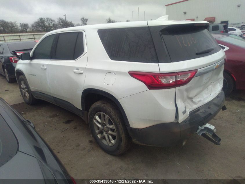 2020 CHEVROLET TRAVERSE LS VIN: 1GNERFKW0LJ183888