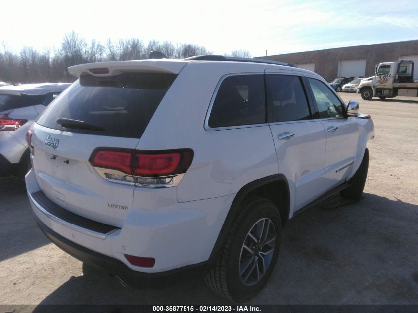 2022 JEEP GRAND CHEROKEE WK LIMITED VIN: 1C4RJEBG3NC125799