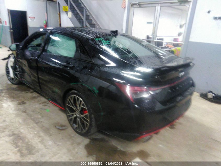 2022 HYUNDAI ELANTRA N VIN: KMHLW4AK6NU005864