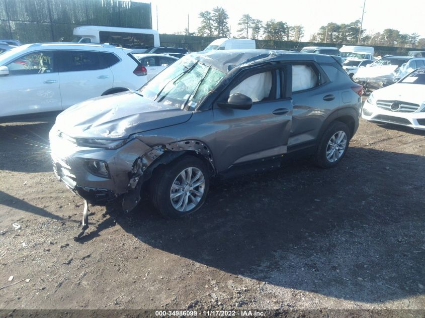 2022 CHEVROLET TRAILBLAZER LS VIN: KL79MMS21NB101977