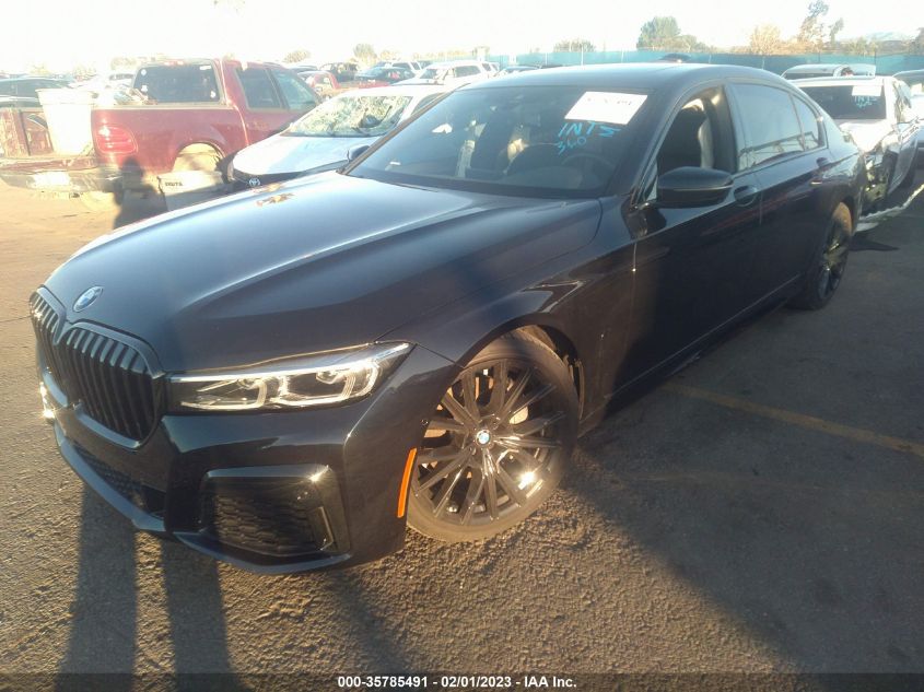 2022 BMW 7 SERIES 740I VIN: WBA7T2C07NCG96438