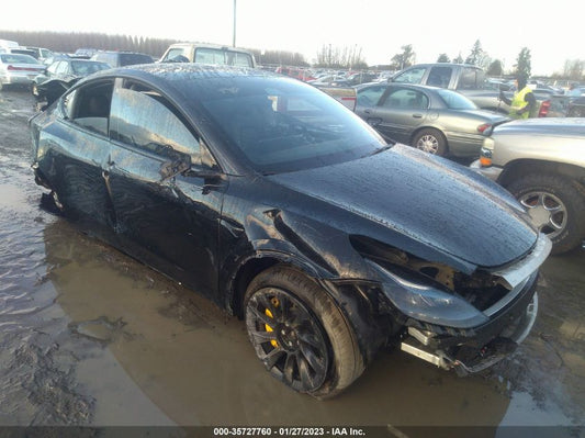 2022 TESLA MODEL Y LONG RANGE VIN: 7SAYGDEE6NF519625