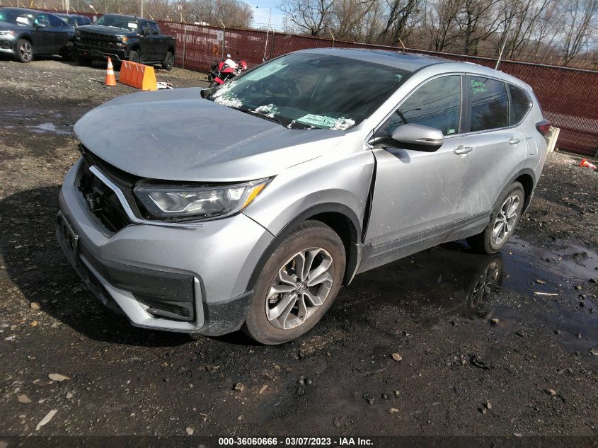 2022 HONDA CR-V EX VIN: 2HKRW2H50NH627986