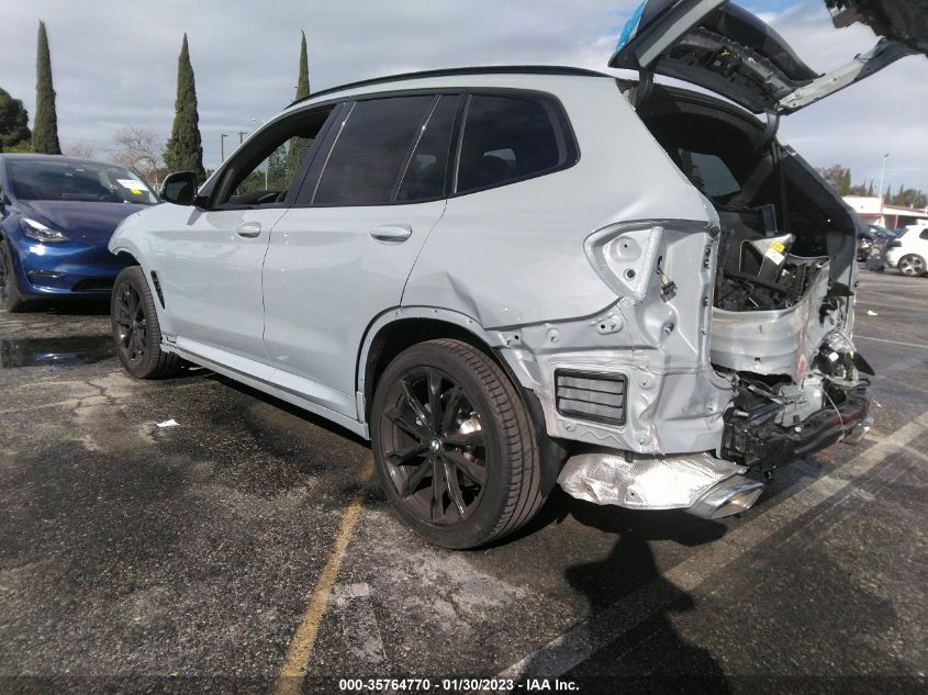 2022 BMW X3 XDRIVE30I VIN: 5UX53DP09N9L26925