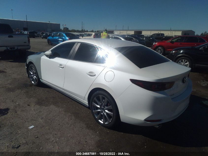 2022 MAZDA MAZDA3 SEDAN SELECT VIN: JM1BPABL9N1507661