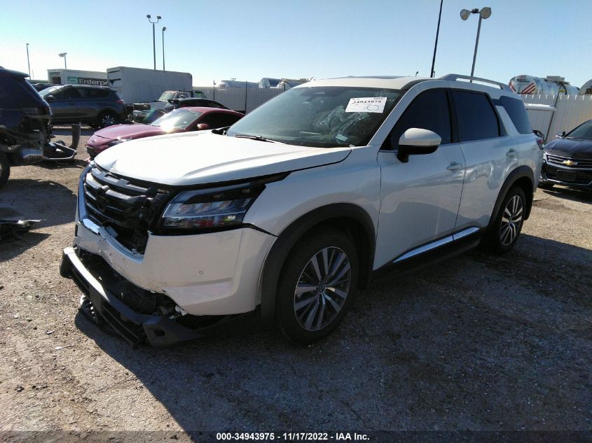 2022 NISSAN PATHFINDER PLATINUM VIN: 5N1DR3DH9NC258060