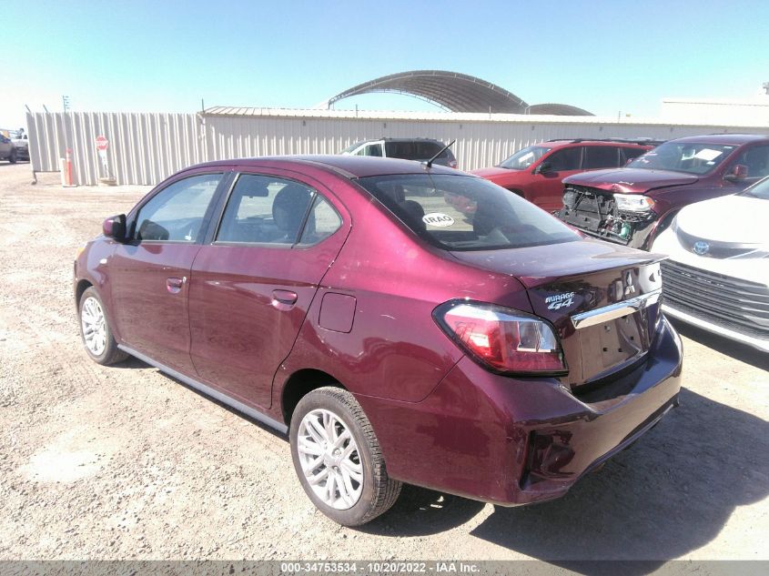 2022 MITSUBISHI MIRAGE G4 ES/LE/BLACK EDITION VIN: ML32FUFJ9NHF01143