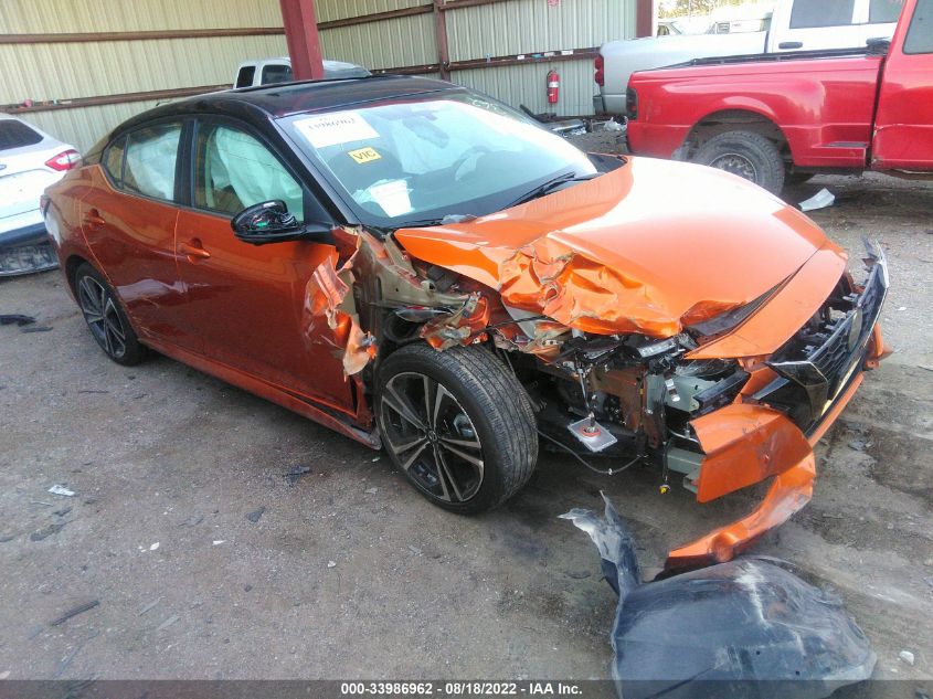 2021 NISSAN SENTRA SR VIN: 3N1AB8DV7MY277701