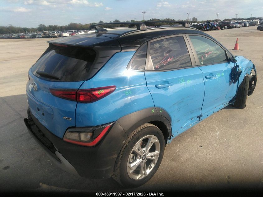 2023 HYUNDAI KONA SEL VIN: KM8K6CAB2PU931428