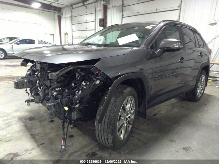 2022 TOYOTA RAV4 XLE PREMIUM VIN: 2T3A1RFV7NC299614
