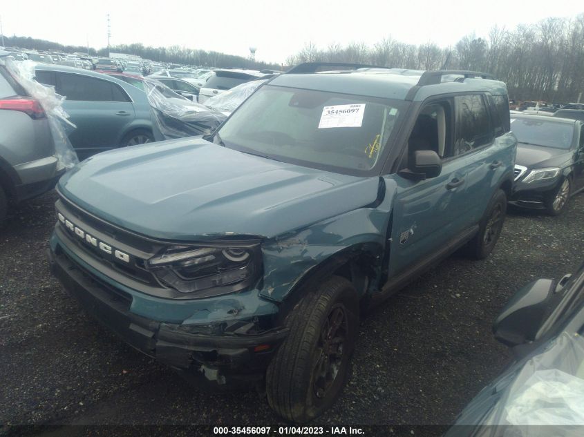 2021 FORD BRONCO SPORT BIG BEND VIN: 3FMCR9B61MRA97946