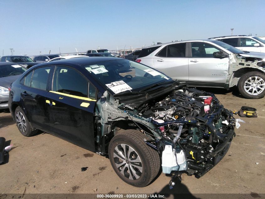 2022 TOYOTA COROLLA HYBRID LE VIN: JTDEAMDE1NJ049418