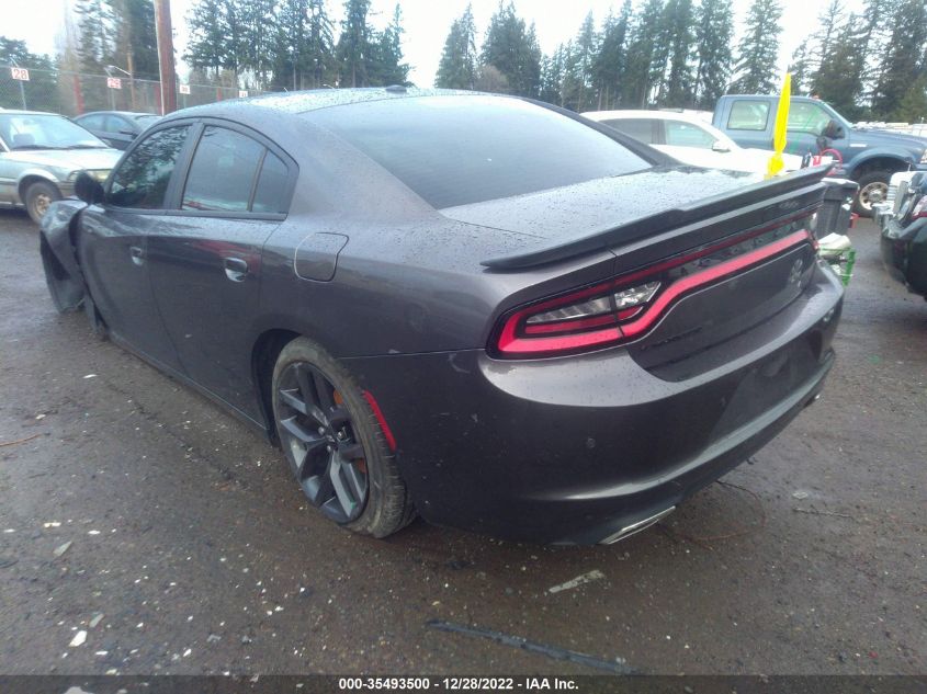 2021 DODGE CHARGER SXT VIN: 2C3CDXBG8MH633324
