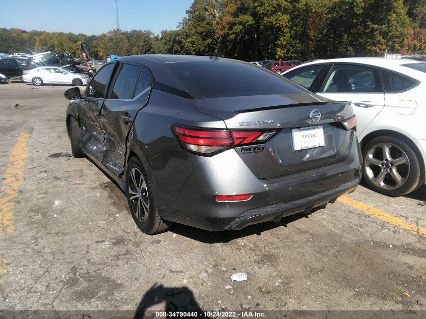2021 NISSAN SENTRA SV VIN: 3N1AB8CV1MY236871