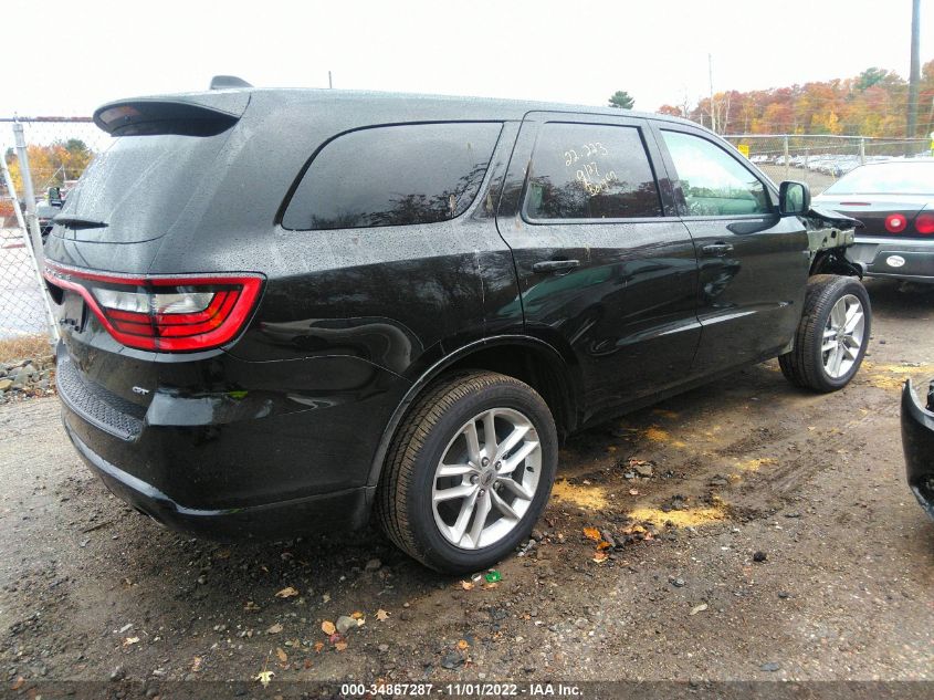 2022 DODGE DURANGO GT PLUS VIN: 1C4RDJDG2NC106562