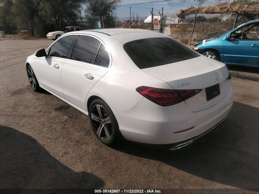 2022 MERCEDES-BENZ C-CLASS C 300 VIN: W1KAF4GB6NR038293