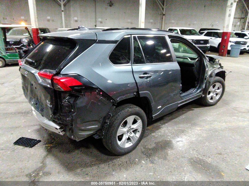 2021 TOYOTA RAV4 HYBRID XLE VIN: JTMRWRFV8MD126456