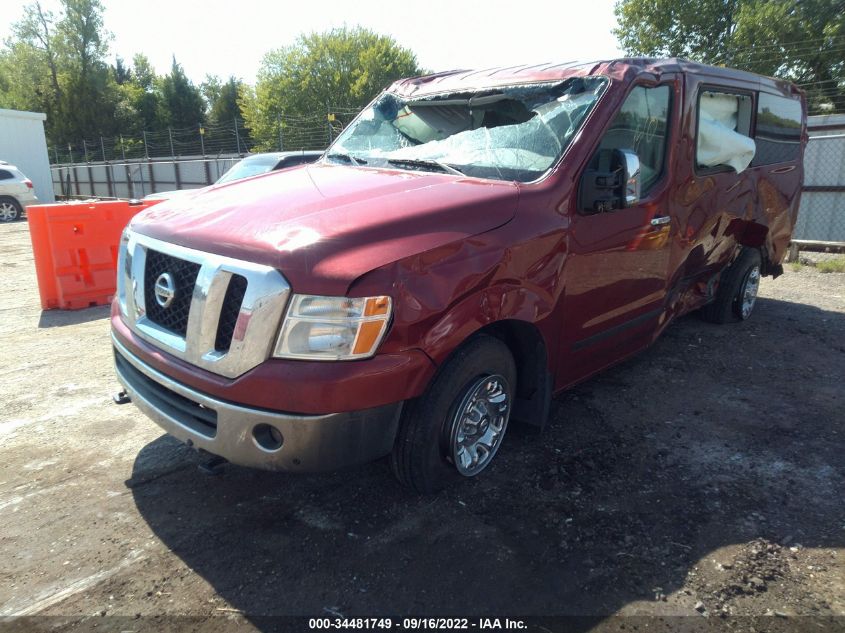 2021 NISSAN NV PASSENGER NV3500 HD SL VIN: 5BZAF0AAXMN850866