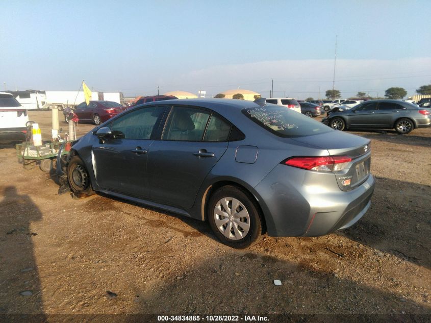 2021 TOYOTA COROLLA L VIN: JTDDPMAE5MJ143685