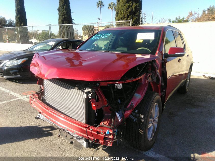 2022 CHEVROLET TRAVERSE LT CLOTH VIN: 1GNERGKW0NJ151368