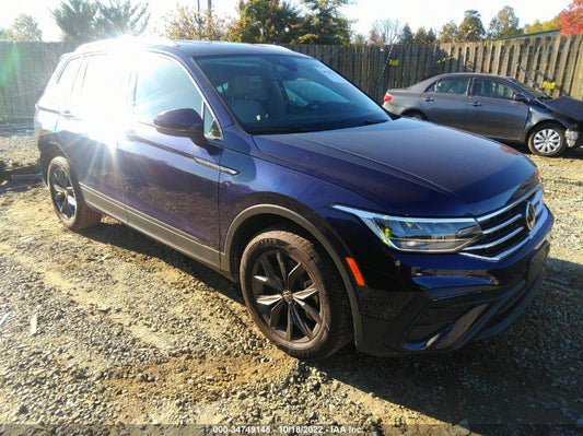 2022 VOLKSWAGEN TIGUAN SE VIN: 3VV3B7AXXNM065777