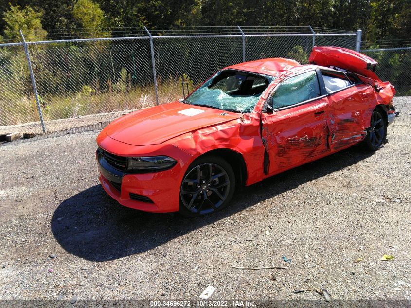 2022 DODGE CHARGER SXT VIN: 2C3CDXBG0NH192807