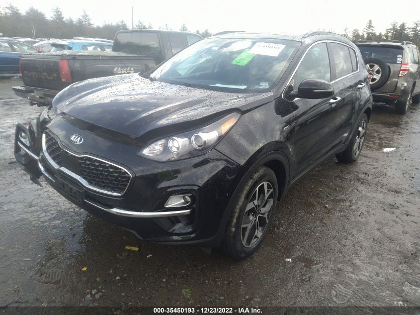 2020 KIA SPORTAGE EX VIN: KNDPNCAC5L7831659