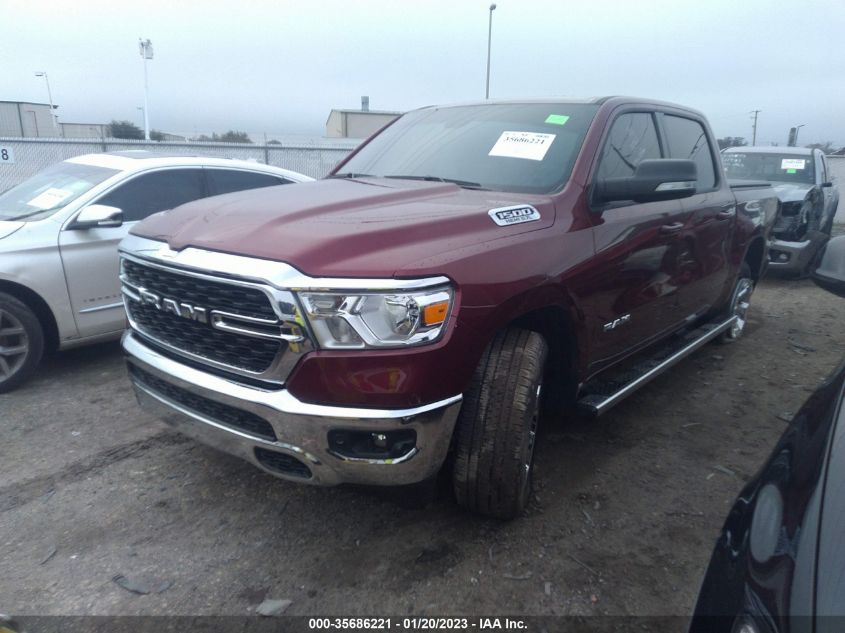 2022 RAM 1500 BIG HORN VIN: 1C6RREFT8NN265570