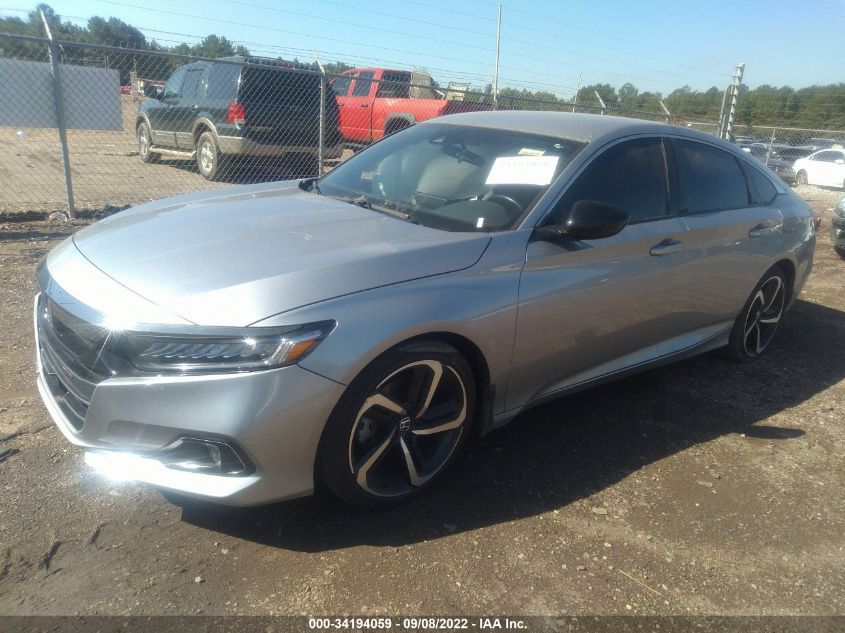 2021 HONDA ACCORD SEDAN SPORT VIN: 1HGCV1F39MA022439