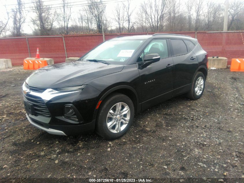 2021 CHEVROLET BLAZER LT VIN: 3GNKBBRA2MS553555
