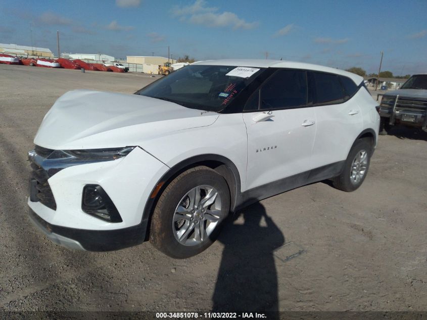 2022 CHEVROLET BLAZER LT VIN: 3GNKBCR49NS153865