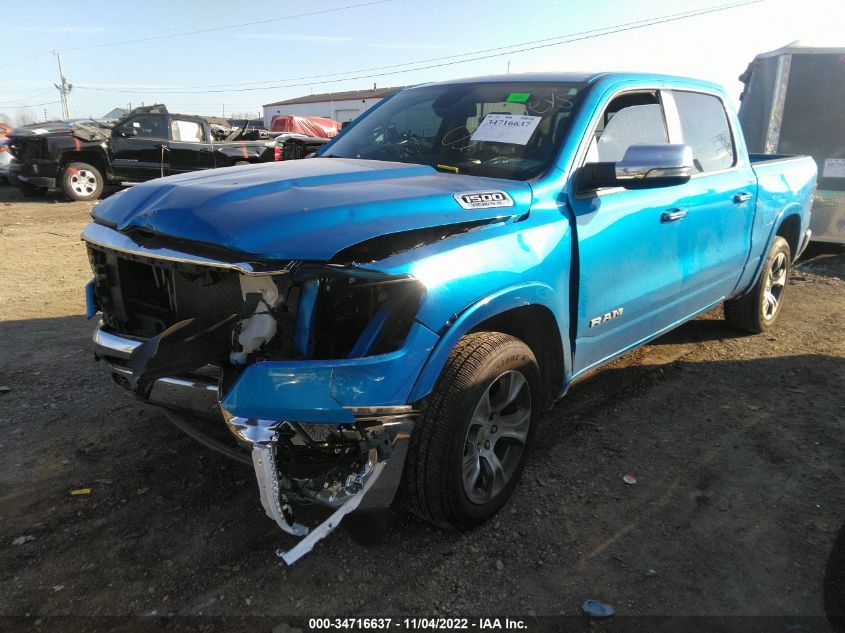2020 RAM 1500 LARAMIE VIN: 1C6SRFJT6LN413498