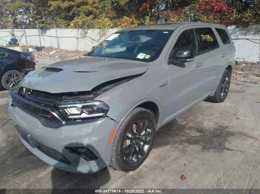 2022 DODGE DURANGO R/T VIN: 1C4SDJCTXNC204500