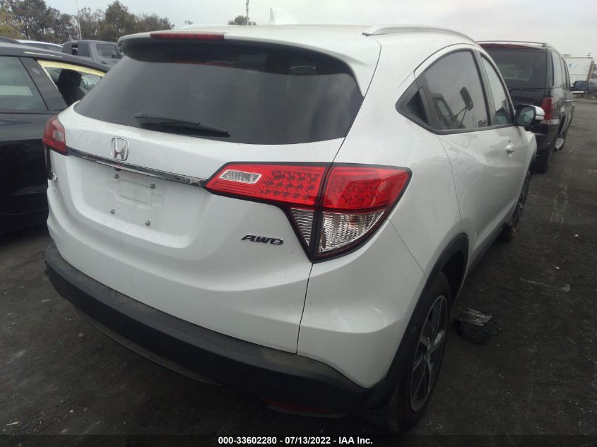 2021 HONDA HR-V EX VIN: 3CZRU6H58MM715796
