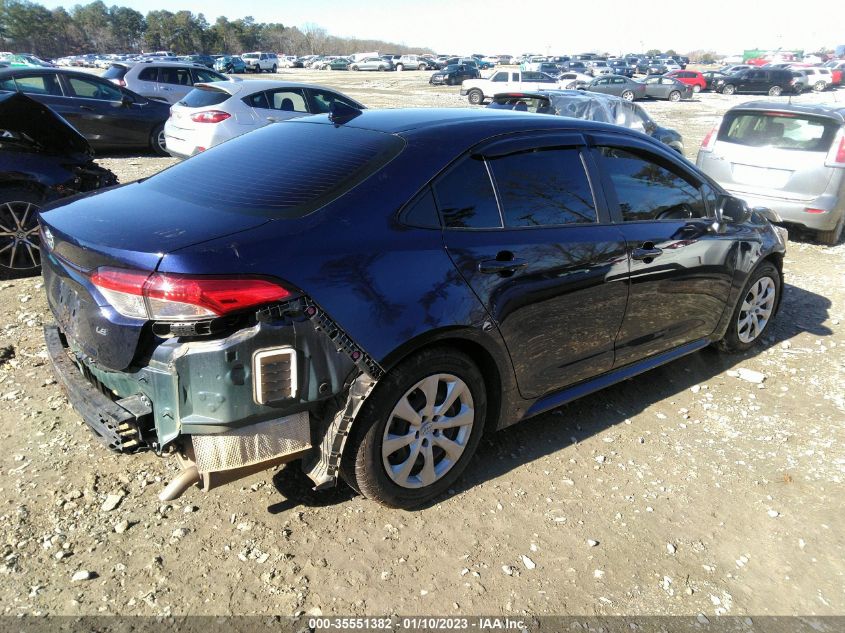 2022 TOYOTA COROLLA LE VIN: JTDEPMAEXNJ199322