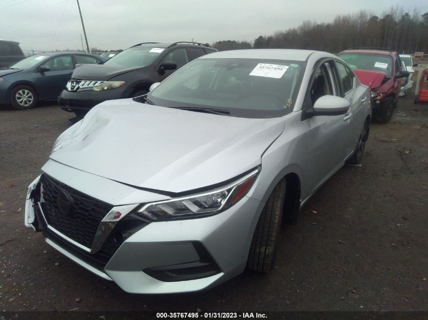 2022 NISSAN SENTRA SV VIN: 3N1AB8CVXNY258286