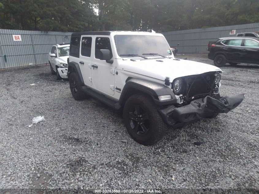 2021 JEEP WRANGLER UNLIMITED SPORT ALTITUDE VIN: 1C4HJXDNXMW509059