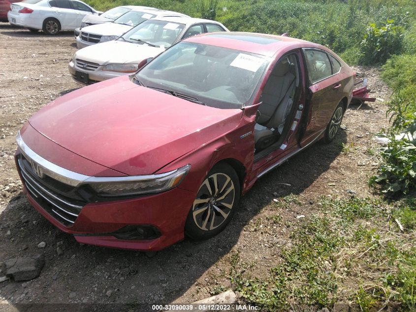 2021 HONDA ACCORD HYBRID EX-L VIN: 1HGCV3F50MA019409