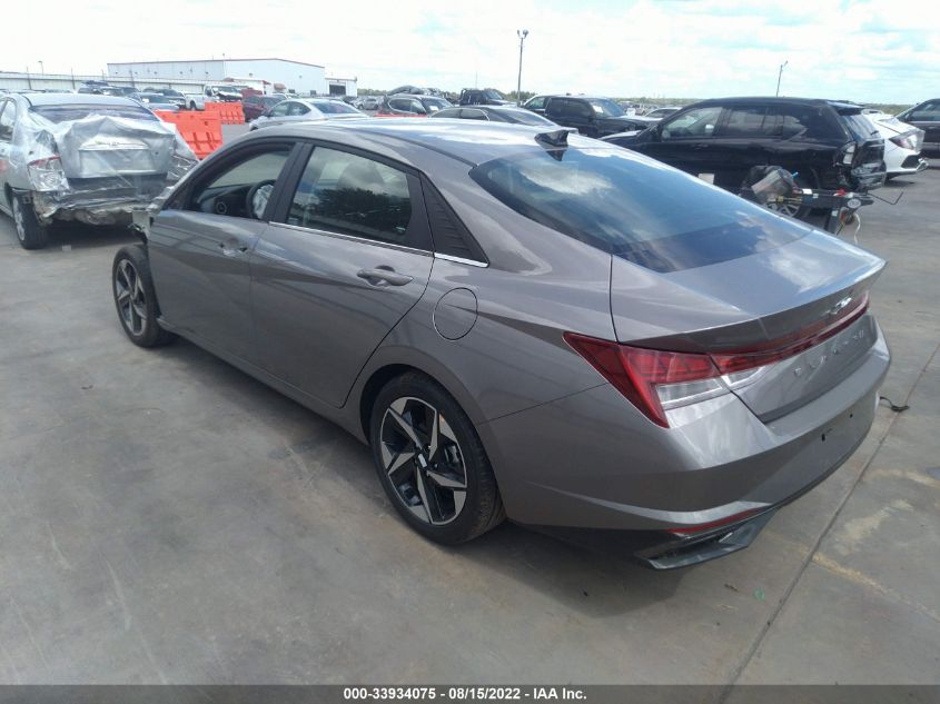 2022 HYUNDAI ELANTRA SEL VIN: KMHLN4AG2NU316433