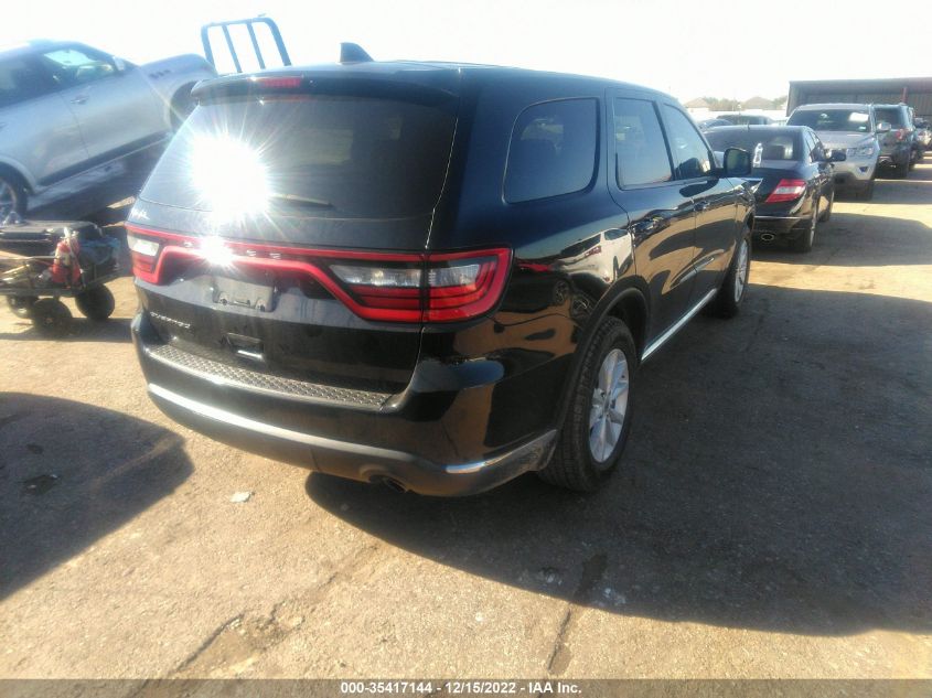 2020 DODGE DURANGO SXT VIN: 1C4RDHAG8LC119455