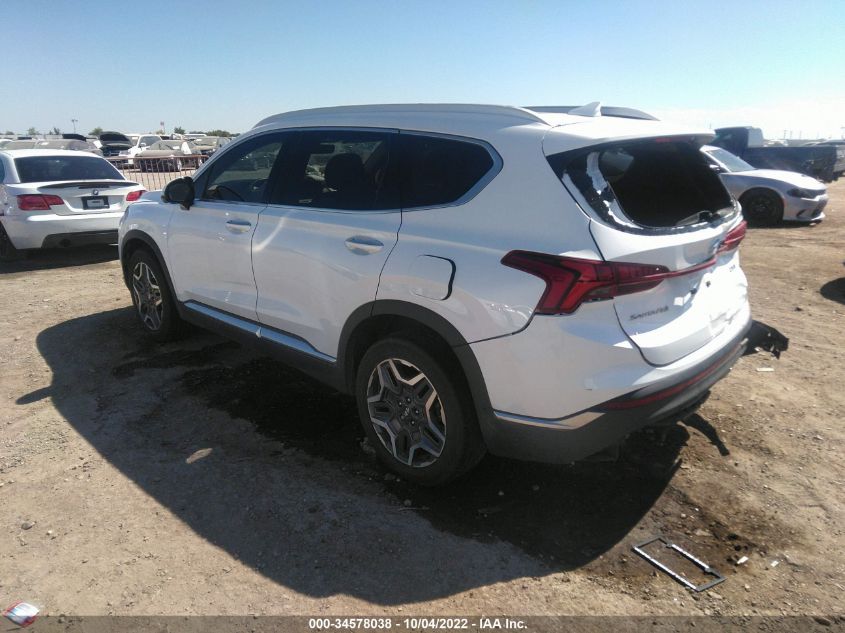 2021 HYUNDAI SANTA FE LIMITED VIN: 5NMS44AL8MH321058