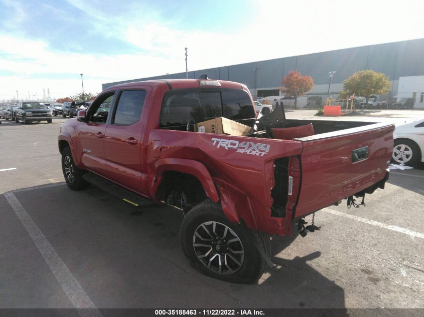 2022 TOYOTA TACOMA 4WD SR/SR5/TRD SPORT VIN: 3TMCZ5AN0NM504191