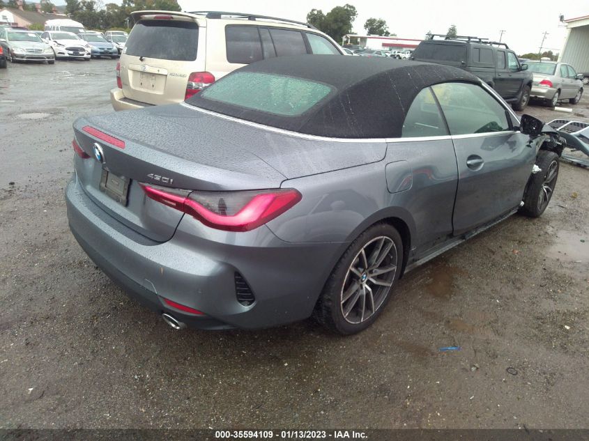 2021 BMW 4 SERIES 430I VIN: WBA23AT07MCG93767