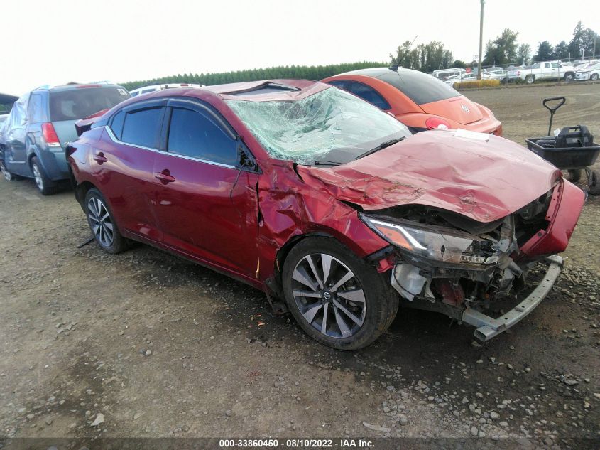 2020 NISSAN SENTRA SV VIN: 3N1AB8CV4LY235227