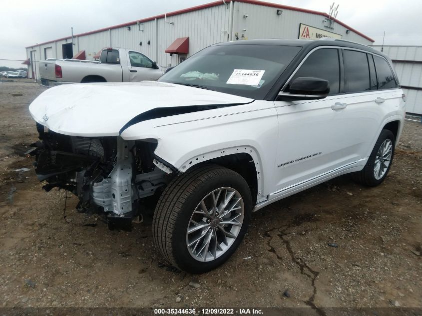 2022 JEEP GRAND CHEROKEE SUMMIT VIN: 1C4RJGEGXN8636890