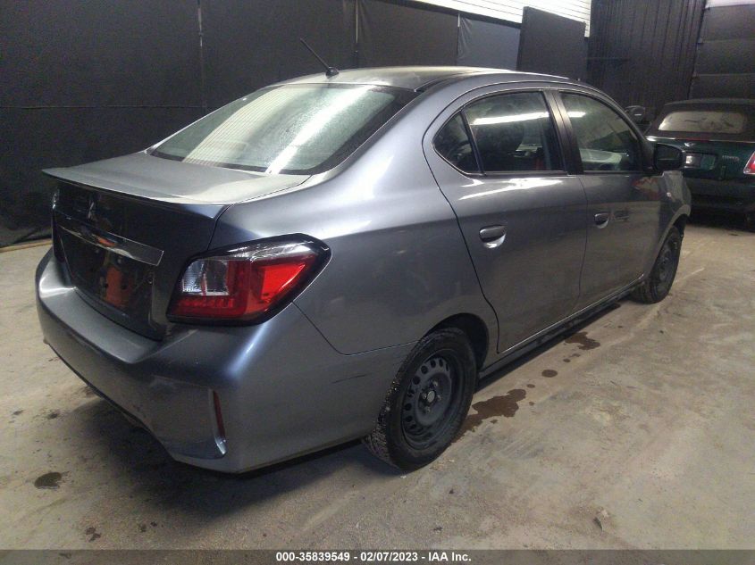 2022 MITSUBISHI MIRAGE G4 ES/LE/BLACK EDITION VIN: ML32FUFJ8NHF04115