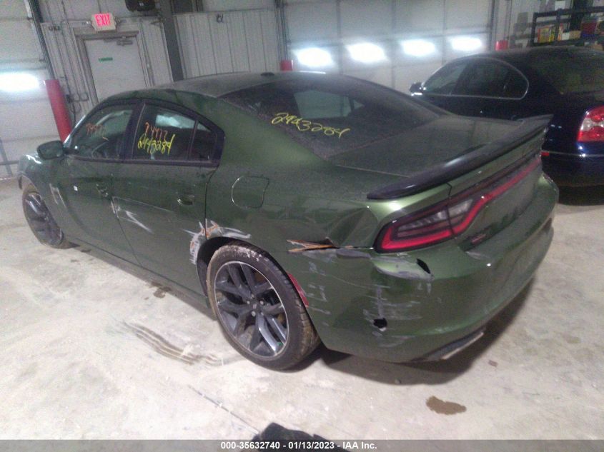2022 DODGE CHARGER SXT VIN: 2C3CDXBGXNH208933
